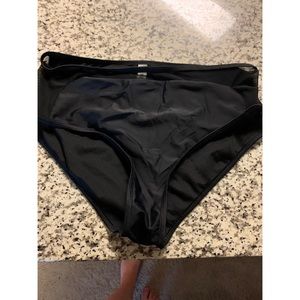SHEIN high waisted mesh siding swim bottoms
